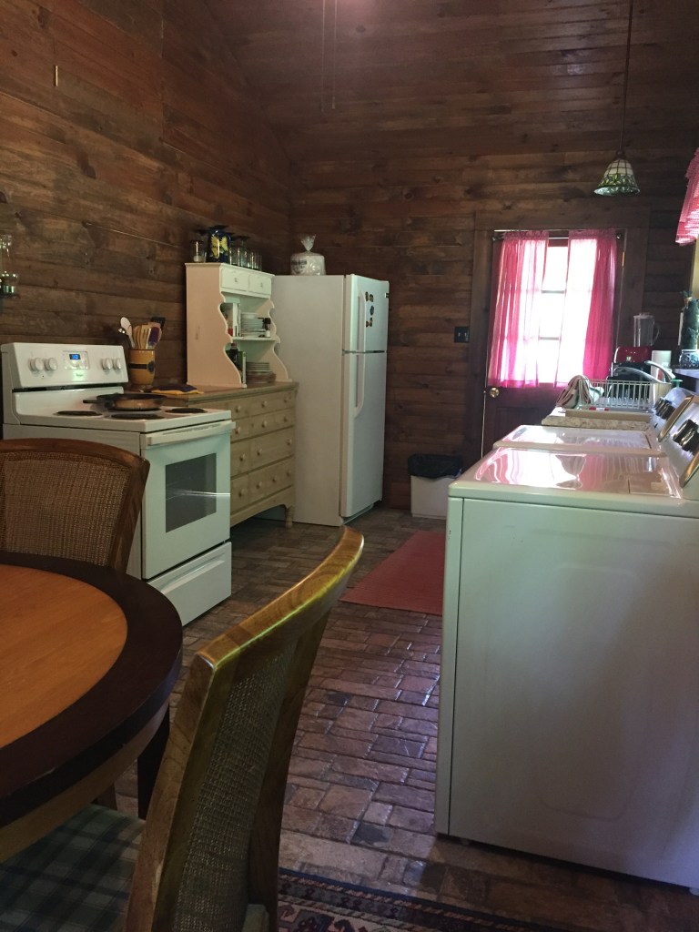 Full kitchen and laundry